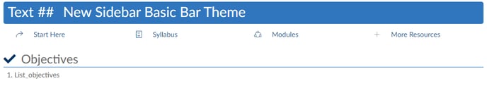 Basic Bar Theme of the New DesignPLUS Sidebar.