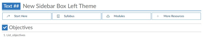 Box Left Theme in the New DesignPLUS sidebar.