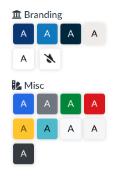 Location for where the Misc colors appear in the sidebar.