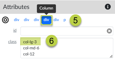 Steps to adjust the classes in the Attributes tool.