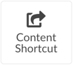 Content Shortcut icon