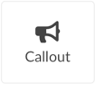 Callout element icon