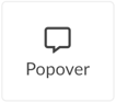 Popover tool icon
