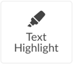 Text Highlight tool icon