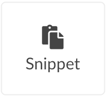Snippet tool icon